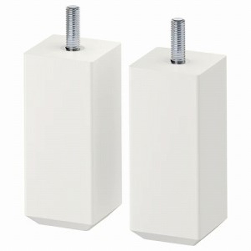 IKEA イケア 脚 ホワイト 2ピース m90352795 STUBBARP ストゥッバルプ 通販 LINEポイント最大1.0%GET  LINEショッピング