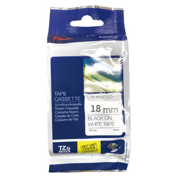 Brother 兄弟牌 纜線標籤帶 TZe-FX241 白底黑字 台灣公司貨  8m