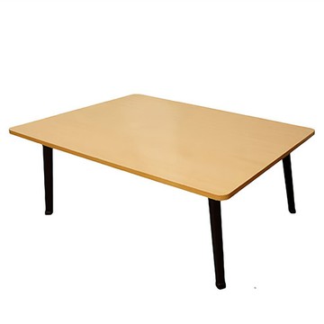 【出清品】54_和風折疊桌, 60 x 40 x 28.5cm, 黑腳 桌板 顏色隨機, 1組