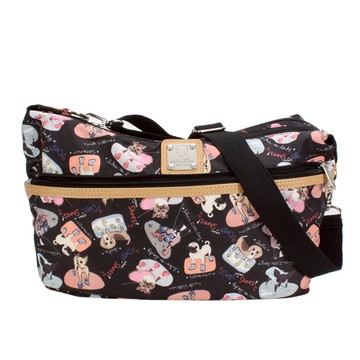 Reiko Aoki青木禮子Dogs彩繪斜背包730104-8｜GoBrand購名牌