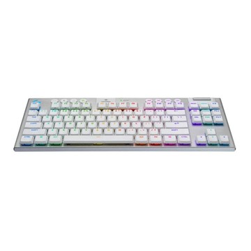 【 Logitech 羅技 】G915 X 無線 白色 觸感軸 RGB 機械式 TKL 遊戲鍵盤