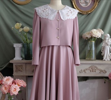 【手工製作】法式復古上衣/半裙