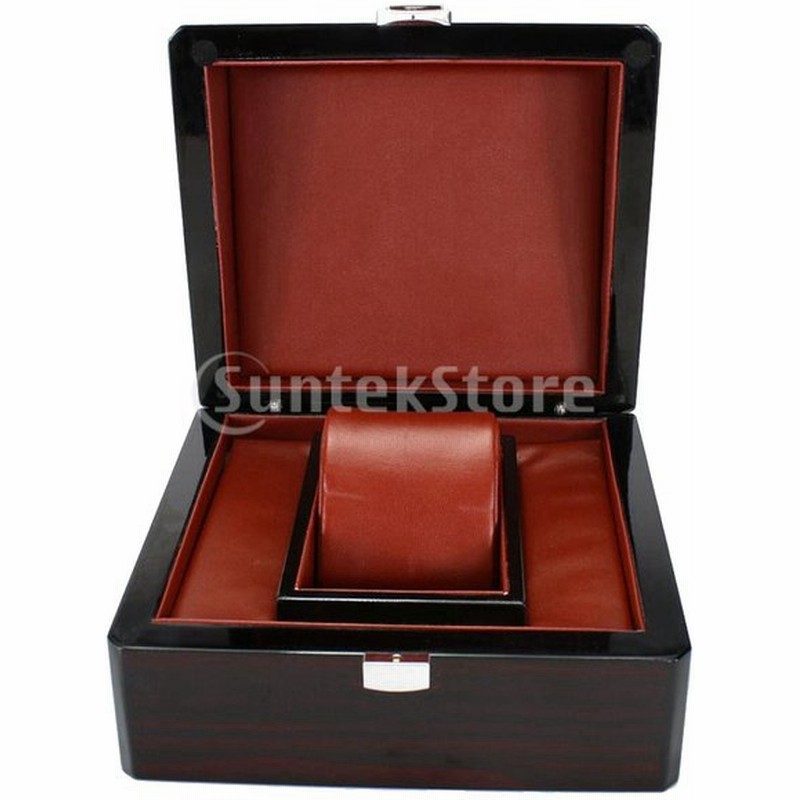 シングルスロット 木製 時計ケース 腕時計ボックス オーガナイザーストレージ コレクションケース 旅行用 通販 Lineポイント最大0 5 Get Lineショッピング