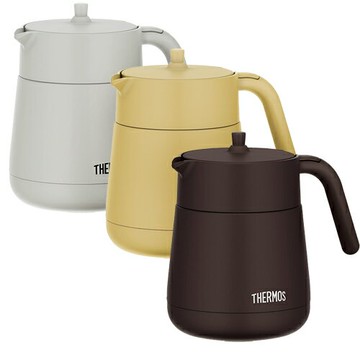 日本代購 THERMOS 膳魔師 TTE-700 不銹鋼泡茶壺 真空斷熱 保溫 保冰 單手拿取 保溫壺 700ml