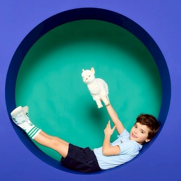 BON TON TOYS x WWF｜ECO環保羊駝玩偶-白 31cm 草泥馬娃娃 野生動物