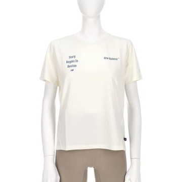 New Balance SDS 女款 杏色 亞規 涼感 T恤 運動 休閒 短袖 NEF29772IV