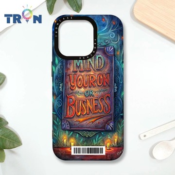 TRON IPHONE 16 PRO 少管閒事 防摔 MAGSAFE 磁吸 太空載具殼 透黑 手機殼