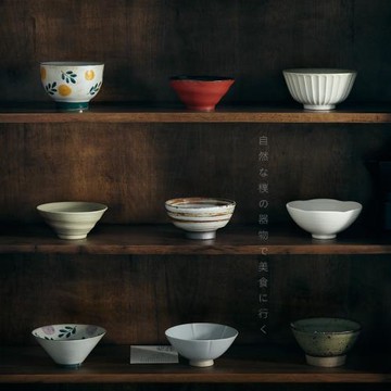 不飾の復古粗陶米飯碗合集2 日式小湯碗古樸風粥碗單個好看的土碗