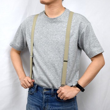 吊帶 極簡卡其休閒素款【NKD13】