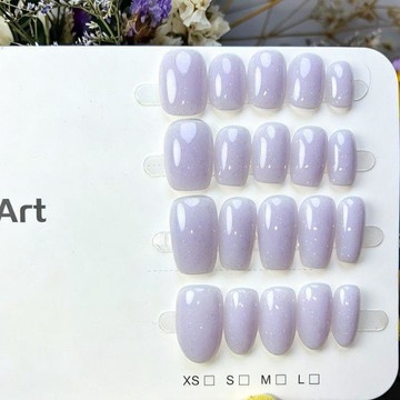 💗Yuki Nail💗香芋紫-2026建構新款氣質溫柔顯白氛圍高階純手工穿戴甲