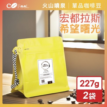 CoFeel 凱飛 現烘豆宏都拉斯希望曙光咖啡豆半磅-中深烘焙(227gx2袋)