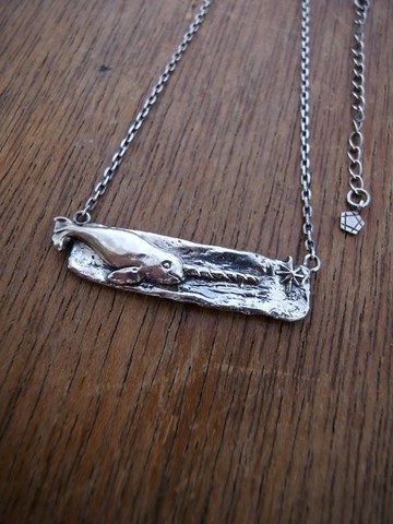 仰望星星的獨角鯨 銀項鍊