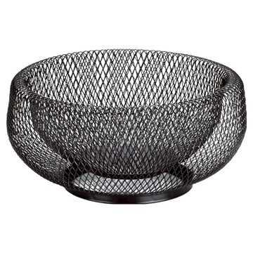 kela 鏤空水果籃  黑色  M 22.5 x 11cm  1個