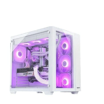 航嘉///全景無立柱海景房機箱電腦電競主機機箱【北歐家居生活】