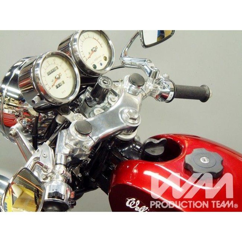 sr400 MAGURAセパハン WMトップブリッジ 鏡面加工 - その他