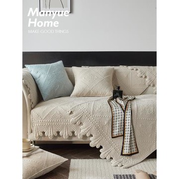 蔓越家  法式復古沙發墊座墊靠背巾防滑沙發套罩巾四季通用坐墊子