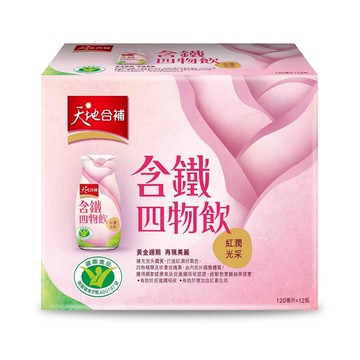 天地合補含鐵玫瑰四物飲12入