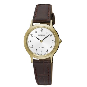 送禮首選★SEIKO 極簡風格太陽能時尚腕錶/26mm/V115-0BS0G/SUP370P1 SK005 附提袋【全館滿額折價★APP下單點數4倍送】線上購買享_實體門市同步服務