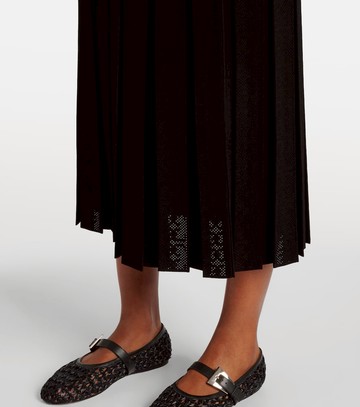 Tory Burch Pleated midi skirt