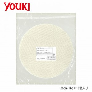 YOUKI ユウキ食品 L盤ライスペーパー 直径28cm 1kg×10個入り 218975 |b03