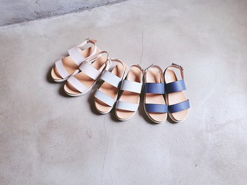 【巴洛克】簡約鬆糕厚底涼鞋_裸粉 |手工訂製| MIT