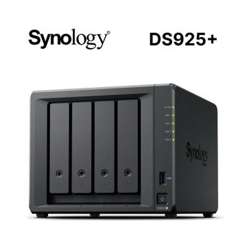 Synology 群暉科技 DiskStation DS925+ (4Bay/AMD/4GB) NAS 網路儲存伺服器