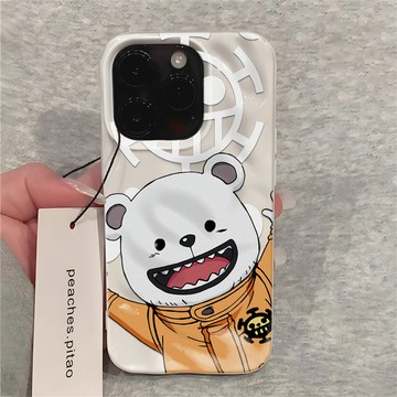 海賊王寵物適用蘋果17Promax手機殼iPhone16Plus軟殼15隕石紋理14大孔13波浪紋12趣味11保護殼