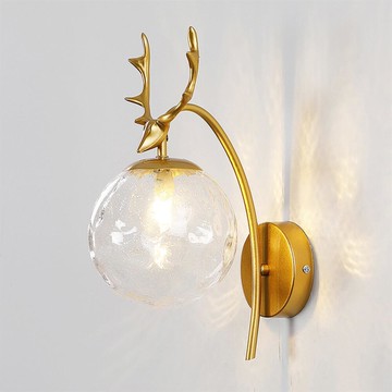 HONEY COMB 蜂巢燈飾 北歐風鹿角LED調色壁燈  1入