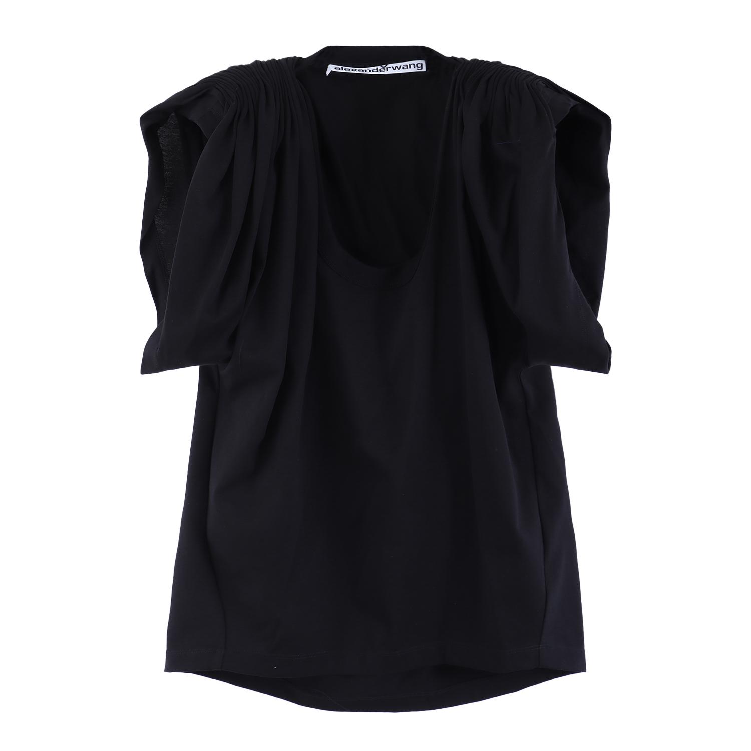 alexanderwang 褶皺墊肩無袖上衣