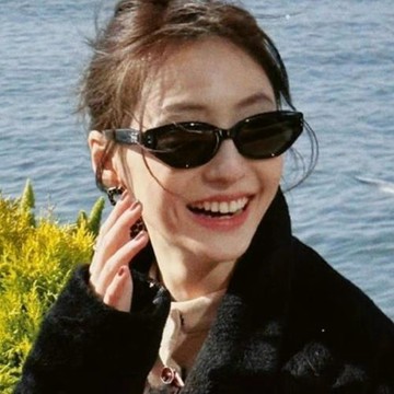 Rococ復古板材墨鏡男女jennie同款偏光貓眼太陽鏡可配近視BC-9083