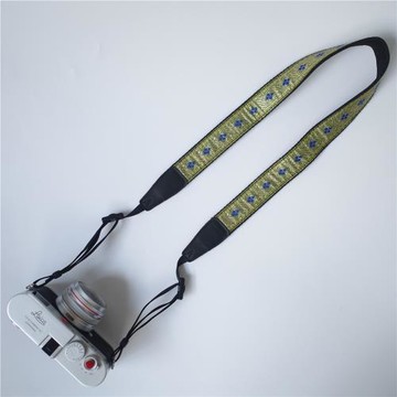 cam-in 相機背帶復古可調單反掛繩日系掛脖文藝數碼斜跨繡花肩帶