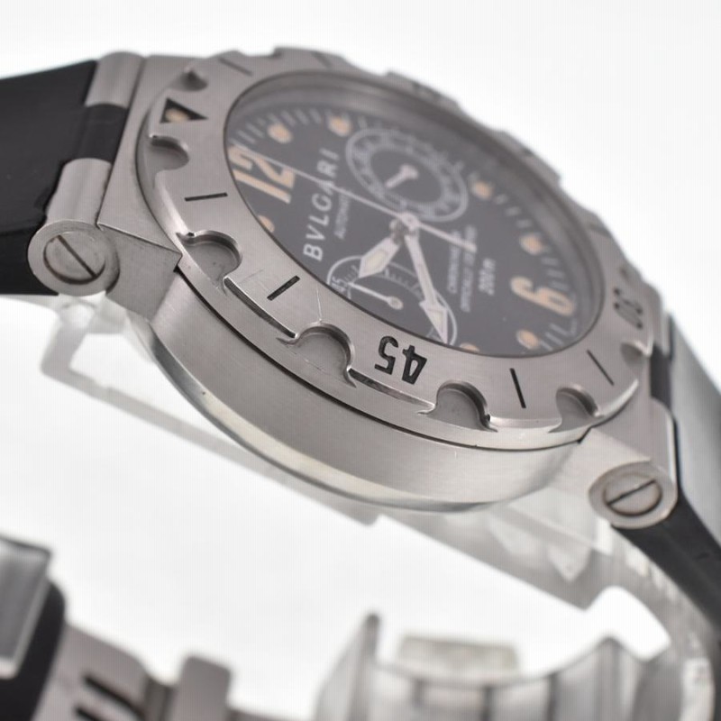 ブルガリ BVLGARI ディアゴノ メンズ 良品 箱・保証書 BVLGARI ブルガリ ディアゴノ DG35S 中古 メンズ腕時計 自動巻き