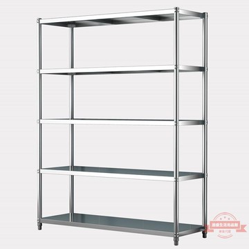 不銹鋼廚房置物架落地多層貨架儲物架家用雜物收納放鍋架子多功能