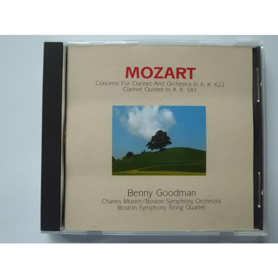 Mozart   Clarinet Concerto, Clarinet Quintet   Benny Goodman, etc.    CD
