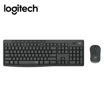 【Logitech 羅技】MK295 靜音鍵鼠組-石墨灰【三井3C】
