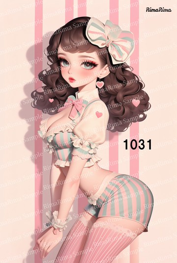 1031 原創貼紙 原創人物貼紙 貼紙 標籤 りまりま RimaRima