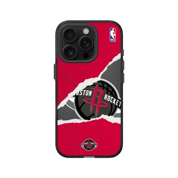iPhone 16 Pro Clear (相機按鈕) 酷墨灰 - NBA - 熱血系列-休士頓火箭 Houston Rockets - Sweat and Tears