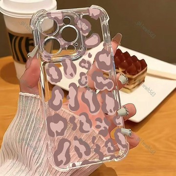 臺灣現貨✨️百搭豹紋 適用蘋果18創意iphone 17pro max手機殼16韓系15可愛14簡約13質感12防摔11