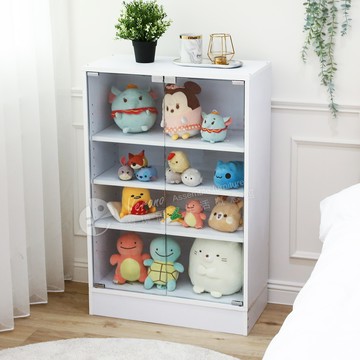 【澄境】加寬版模型公仔收納展示櫃  台灣製白色