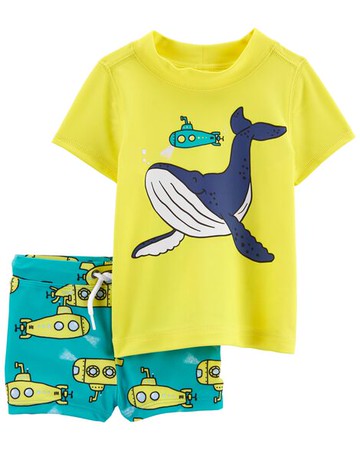 Baby 2-Piece Whale Rashguard Set