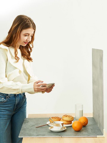 食物拍照道具拍攝背景板美食拍攝場景布置木紋背景板咖啡蛋糕攝影ins風烘焙飾品擺拍木質木板背景甜品道具