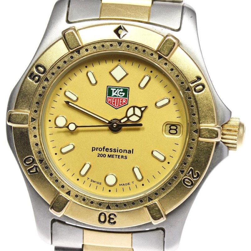 ☆良品【TAG HEUER】タグホイヤー プロフェッショナル200 デイト