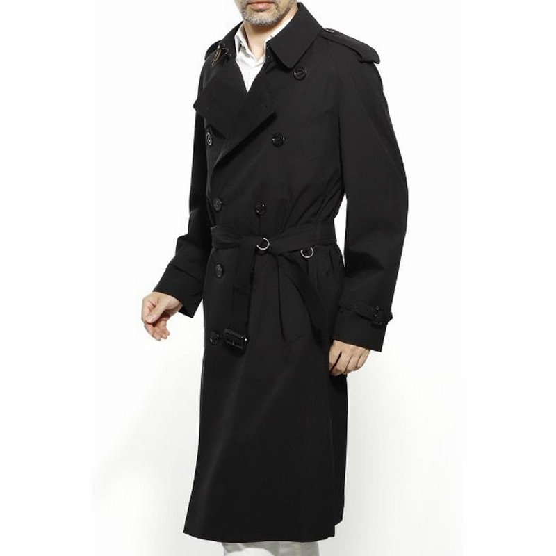 バーバリー Burberry トレンチコート Westminster Heritage Trench Coat ブラック 大きいサイズあり メンズ Black 通販 Lineポイント最大0 5 Get Lineショッピング