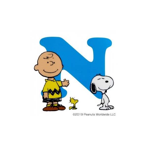 Snoopy スヌーピー イニシャルステッカー アルファベットn Sn224 代引き不可 通販 Lineポイント最大0 5 Get Lineショッピング