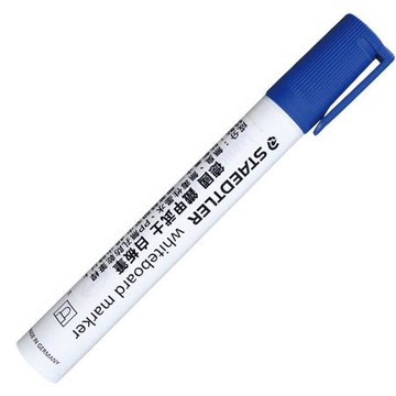 施德樓 STAEDTLER防乾白板筆/MS351-3/藍/圓頭