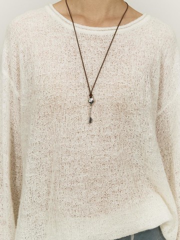 6th REORDER KEYRING STRAP NECKLACE [BROWN]