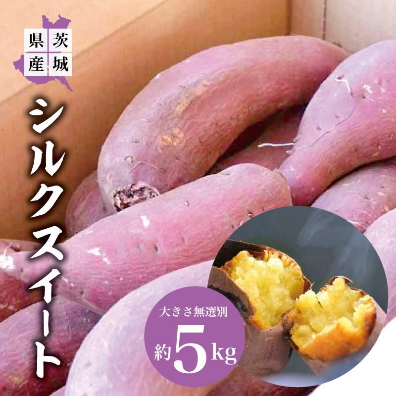 さつまいも 5kg サイズ混合 シルクスイート 茨城県産 さつま芋