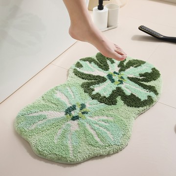 森林系綠色花朵吸水墊 樣品出清｜特價品