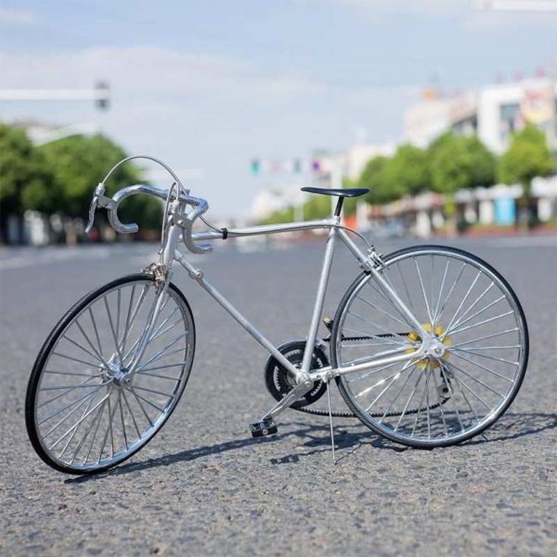 1/6ダイキャスト合金自転車モデル3Dバイクキャラクターデスクトップ