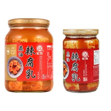 (低消$150出貨) 江記 蔴油辣豆乳750g / 320g